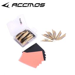 Decut Archery Pena Espiral para Tiro Arqueiro, Spin Vels, Asa Direita, Acessórios DIY, 1,56 ", 1,75", 2 ", 50pcs por caixa - Image 6