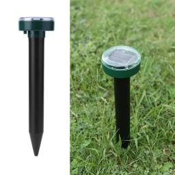 Vibrador Elétrico Repelente De Ultrassom, Bateria Solar Powered, Poderosos Jardins Ao Ar Livre, Mole Snake Mouse Pest - Image 2