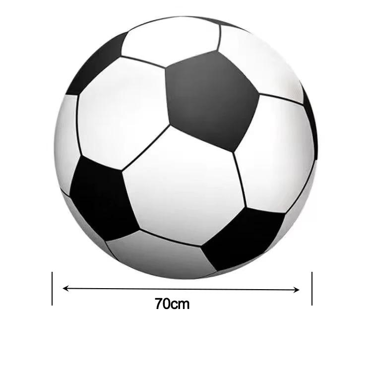 Bola De Futebol De Grama Inflável, PVC Espessado, Peça De Jogo De Água Ao Ar Livre, Escola E Jardim De Infância Esportes Divertidos, Bola De Futebol De Praia - Image 1
