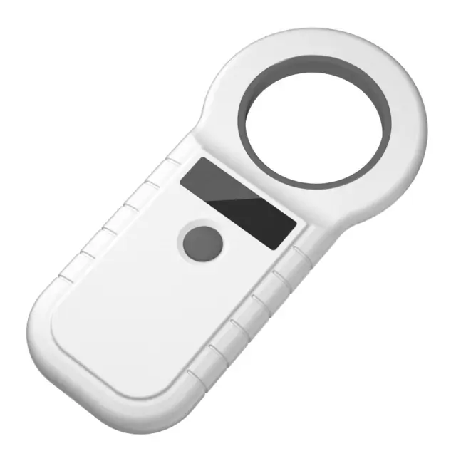 Leitor Portátil de Microchip para Animais com Armazenamento de Dados, Compatível com RFID, EMID, FDX-B e Padrões ISO 11784/85