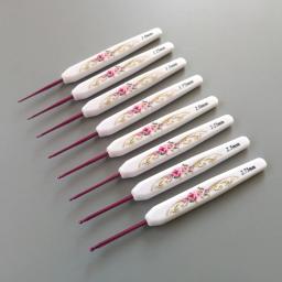 Conjunto De Ganchos De Crochet De Alumínio Rosa, Kit De Agulhas De Tricô, Alça De Plástico, Conjunto De Artesanato DIY Para Camisola, Tecer De Fio - Image 4