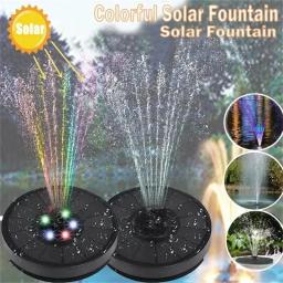 Bomba De Fonte Solar De Poupança De Energia, Kit De Rega De Plantas, Painel Solar Colorido, Banho De Pássaro, Piscina Ao Ar Livre Do Jardim - Image 3