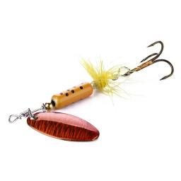 Metal vib iscas 1 pçs 3.5g pena lantejoulas wobbler vibrações colher isca de pesca baixo artificial duro isca cigarra equipamento de pesca - Image 4