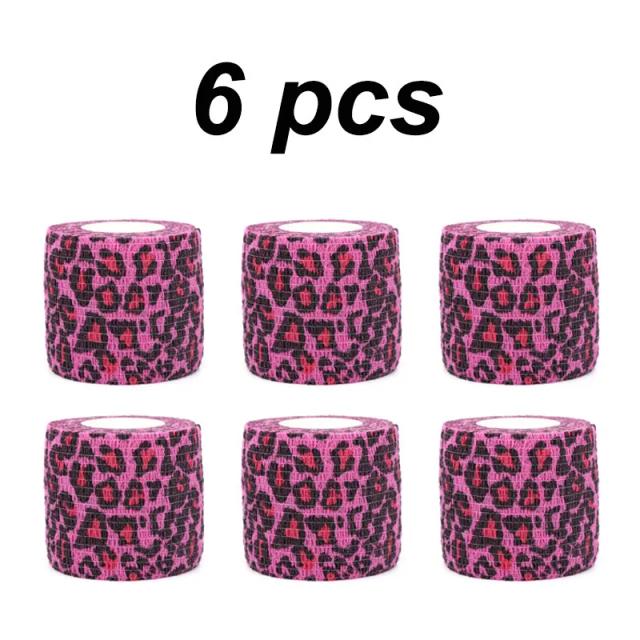 Ataduras Elásticas Auto-Adesivas para Cães e Gatos - Conjunto com 6 Peças, Proteção para Pés e Capas Respiráveis, Ideal para Pet Shop