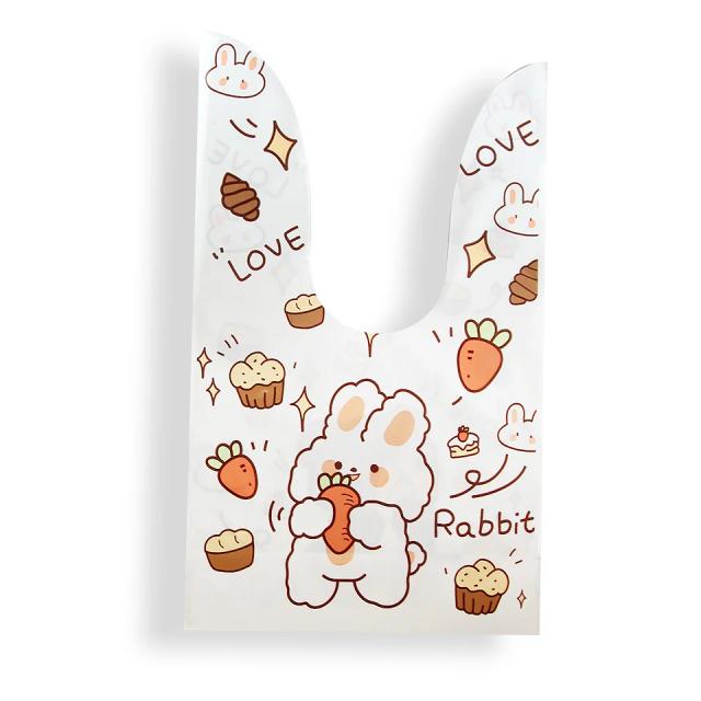 Bolsas de Animais de Plástico Carton para Crianças - Kits de Embalagem de Doces para Aniversários e Presentes DIY, 10 e 20 Peças