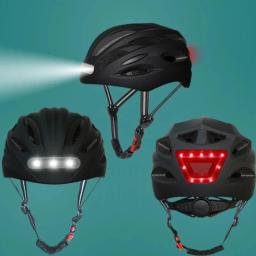 Novo led ciclismo capacete de bicicleta com luz da cauda led intergrally-moldado esporte ao ar livre equitação ciclismo equipamentos de bicicleta da motocicleta - Image 1