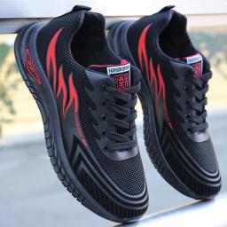 Tênis de corrida leve respirável masculino, tênis esportivo plataforma, moda casual, novo - Image 1