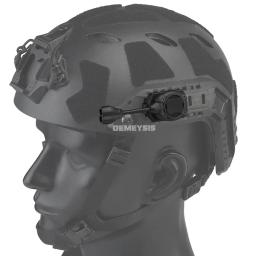 Capacete tático interruptor de luz sistema iluminação pessoal lâmpada carga ao ar livre caça tiro wargame capacetes 3 modos ir lâmpada laser - Image 4