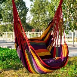 Folding Anti-Rollover Hammock Cadeira, lona antiderrapante, cadeira de balanço ao ar livre do lazer, sem travesseiro ou almofada, 1pc - Image 2