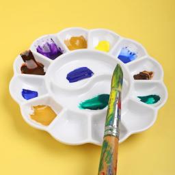 Artsecret 12 poços imitação de tinta cerâmica paleta pigmento caligrafia aquarela pintura mistura de cores bandeja de pintura para artistas - Image 3
