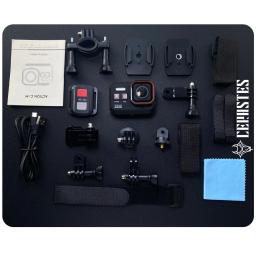 Cerastes câmera de ação 4k60fps com tela de controle remoto à prova dwaterproof água esporte câmera gravador câmera esportiva capacete ação cam - Image 3