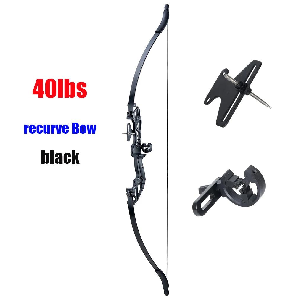 Straight Drawn Bow e Flecha para iniciantes, arco recurvo, tiro com arco para a caça, alvo, tiro, 20, 30, 40, 50lbs - Image 1