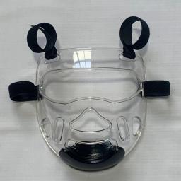 Taekwondo máscara removível proteção facial transparente engrossado máscara capacete de formação protetora viseira kung fu artes marciais - Image 1