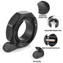 Campainha de bicicleta elétrica com som nítido, acessórios para mountain bike e road bike - Image 3