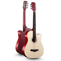 Violão Acústico para Estudantes, Iniciante Prática, Feminino e Masculino, 38 ", 10 Cores - Image 5