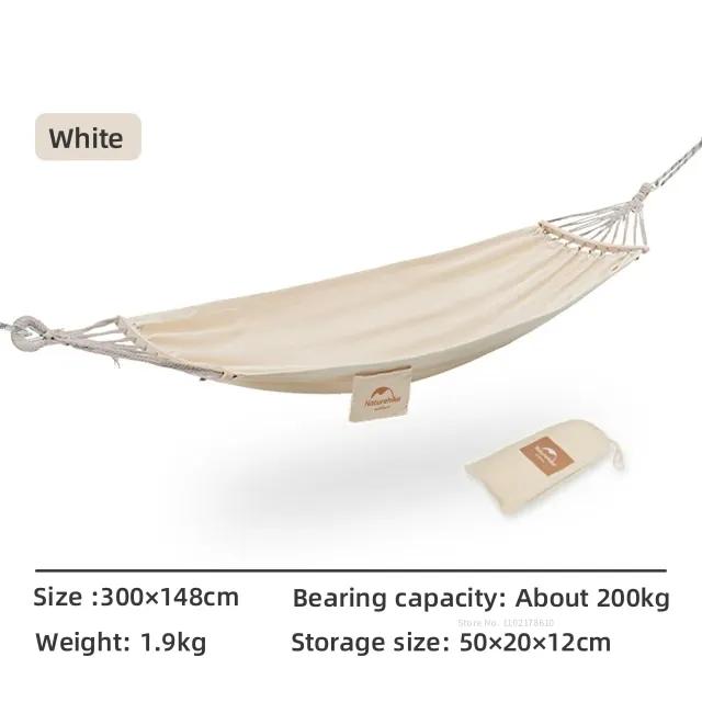 Naturehike Ao Ar Livre Portátil Duplo Hammock Acampamento À Prova de rasgo Flip-prova Balanço Hammock Resistente Ao desgaste camas de lona de alta densidade - Image 1