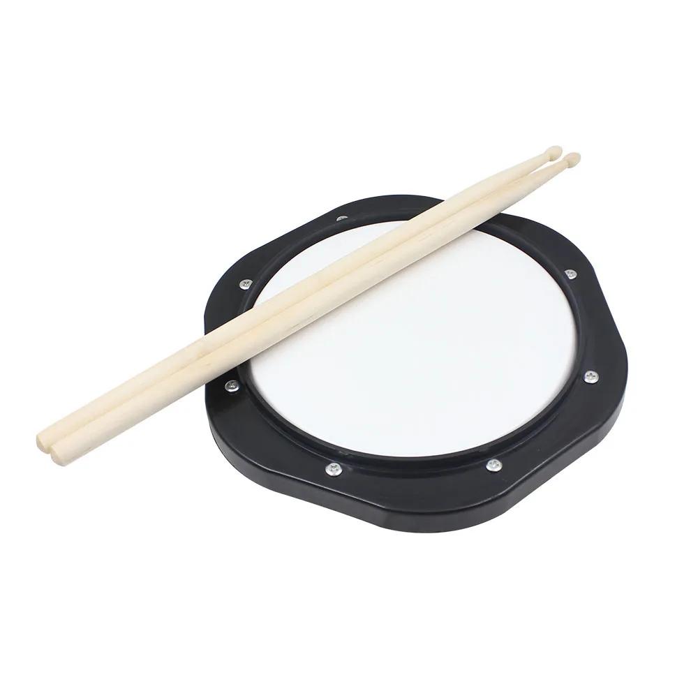M mbat 10 polegadas peças de prática tambor mudo se encaixa jazz bateria exercício abs almofada e saco treinamento instrumentos percussão montagem - Image 1