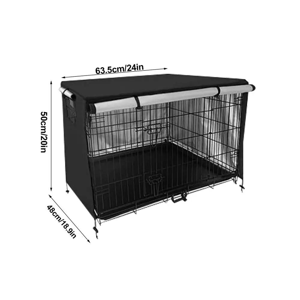Cobertura de canil isolada para cão, resistente à água, lavável, todos os lados abertos, respirável, proteção uv, fácil montagem, caixa mais quente - Image 1
