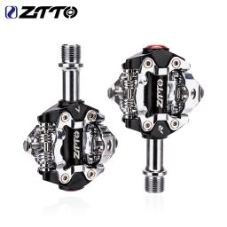 ZTTO-Pedal com travamento automático com clipes, peças de bicicleta ultraleves, pedais sem clipes, ciclismo de estrada, duplo lado - Image 1