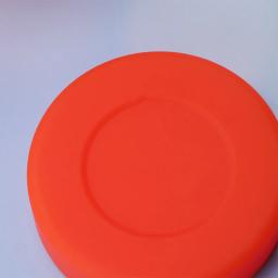 12 peças discos de hóquei de piso de disco bolas padrão acessório de borracha profissional laranja - Image 2