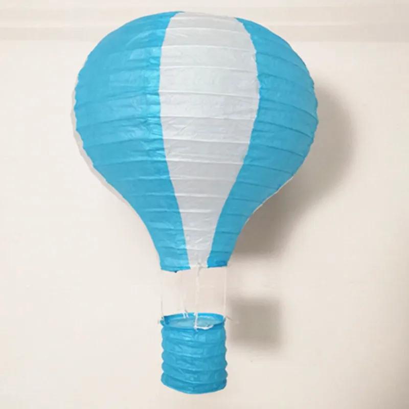 12303030cm decoração do aniversário do casamento balão de ar quente lanterna de papel festival de natal decoração da barra artesanato diy pendurado balão de ar lanterna - Image 1