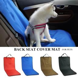 Car Back Seat Pet Cover Protector, Tapete impermeável, Segurança traseira, Acessórios de viagem para cão, gato, Pet Carrier Suprimentos - Image 1