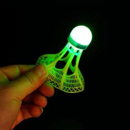 Bola luminosa Windproof Badminton, Super durável e inquebrável, Bola de nylon brilhante fluorescente exterior com luz - Image 5