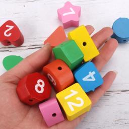 Brinquedos Montessori para Crianças, Jogos de Desenvolvimento 3D, Puzzle de Madeira, Brinquedo Educacional, Presente do bebê - Image 3