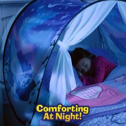 Sonho barracas espaço aventura dobrável barraca de acampamento ao ar livre tenda crianças bebê mosquiteiro criança decoração do quarto - Image 1