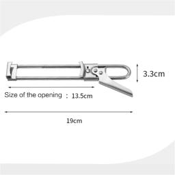 Abridor De Lata De Aço Inoxidável Ajustável, Ferramentas De Cozinha Criativas, Abridor De Garrafas De Jarra Manual, Acessórios Multifuncionais, Home Gadgets - Image 5