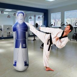 Goleiro inflável de futebol Air Manequins, manequim, Free Kick Defender, Standing Boxing Bag, exercício doméstico para crianças e adultos - Image 1