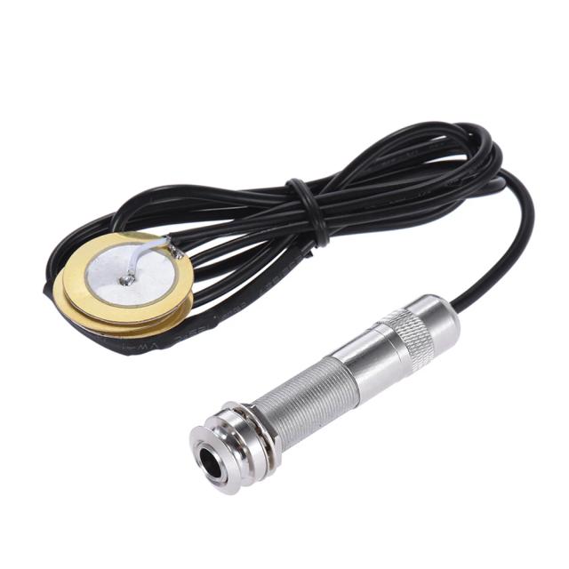 Pickup Piezo para Instrumentos de Cordas Acústicas com 3 Transdutores e Conexão de 6.35mm para Guitarra, Bandolim e Ukulele
