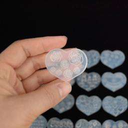 Snasan pequenas contas dos desenhos animados flores coração estrela arte do prego brincos molde de silicone ferramenta de fundição de jóias uv resina epóxi molde de silicone - Image 3