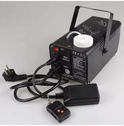 Máquina de fumaça profissional com controle remoto, equipamento de fumaça de led rgb, 500w - Image 1