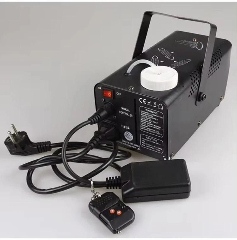 Máquina de fumaça profissional com controle remoto, equipamento de fumaça de led rgb, 500w - Image 1
