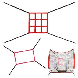 Prática ajustável Baseball Net, Baseball Pitching, Ajudas de treinamento para softball de beisebol, Batendo Batting Catching - Image 2