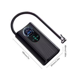 Compressor De Ar Elétrico Portátil Bomba De Ar De Alta Precisão Inflação Rápida Inflador De Pneus De Carro Bomba De Bicicleta Para Moto E Auto - Image 6