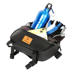 Portátil Multifuncional Bicicleta Guiador Bag, Quadro Pannier, Bolsa de Ombro, Acessórios Da Bicicleta, 3L, Reflexivo, Universal - Image 5