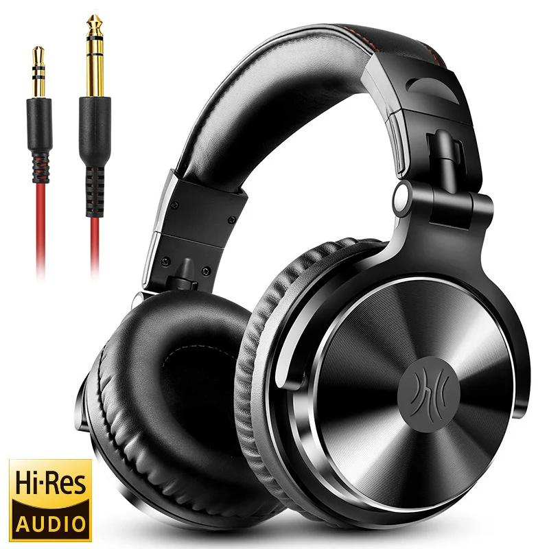 Oneodio fone de ouvido com fio com microfone, Pro 10/30/50 headphone profissional studio DJ, over ear HiFi monitor headset com Hi-Res áudio, Para o PC Telefónico - Image 1