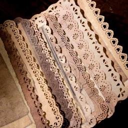 Oco Material do laço papel, todas as coisas série secreta para fazer cartão, fundo artesanal, DIY Scrapbooking, artesanato suprimentos, 10 pcs - Image 5