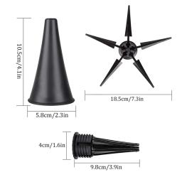 Suporte portátil para clarinete, leve, base dobrável de 5 pernas, suporte de descanso estável para clarinetes a e b, instrumento musical, 1 peça - Image 6