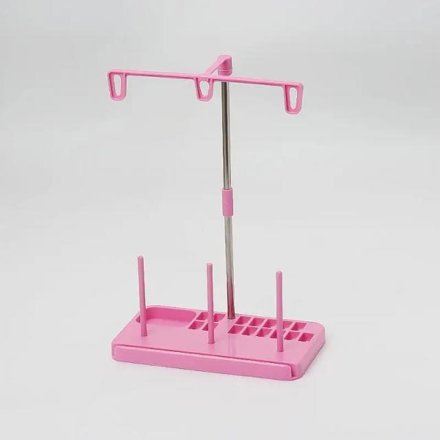 Armazenamento Rack Três Thread para Máquinas de Costura e Bordado - Ferramenta DIY Ideal