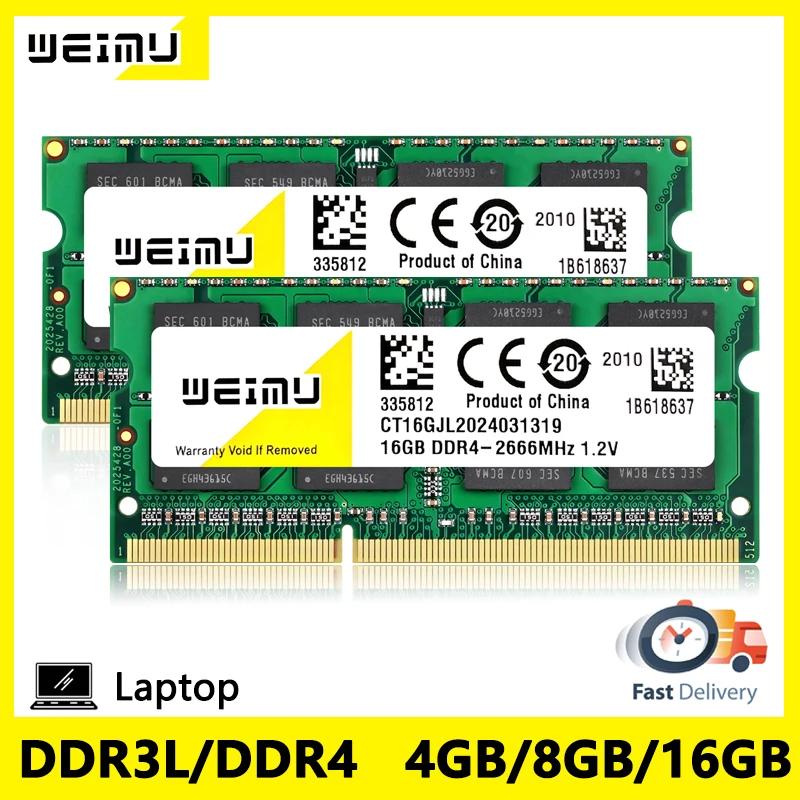 DDR3 DDR3L DDR4 4GB 8GB 16GB Memórias para laptop Ram 1066 1333 1600 1866Mhz PC3L PC3 8500 10600 12800 PC4 Sodimm Notebook Memória Ram - Image 1