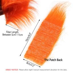 Wifreo 1 saco voar amarrando furabou artesanato pele de fibra longa para streamers & pesca de água salgada fina cauda sintética asa amarrando materiais - Image 2