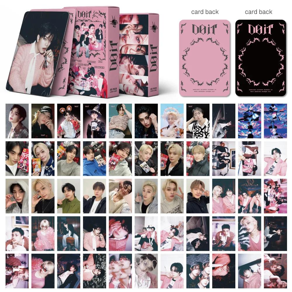 Kpop55 stray kids álbum pacote de dor cartão lomo 2025 novo do it skz oficial rosa série foto cartão mingxin vídeo fã coleção presente - Image 1