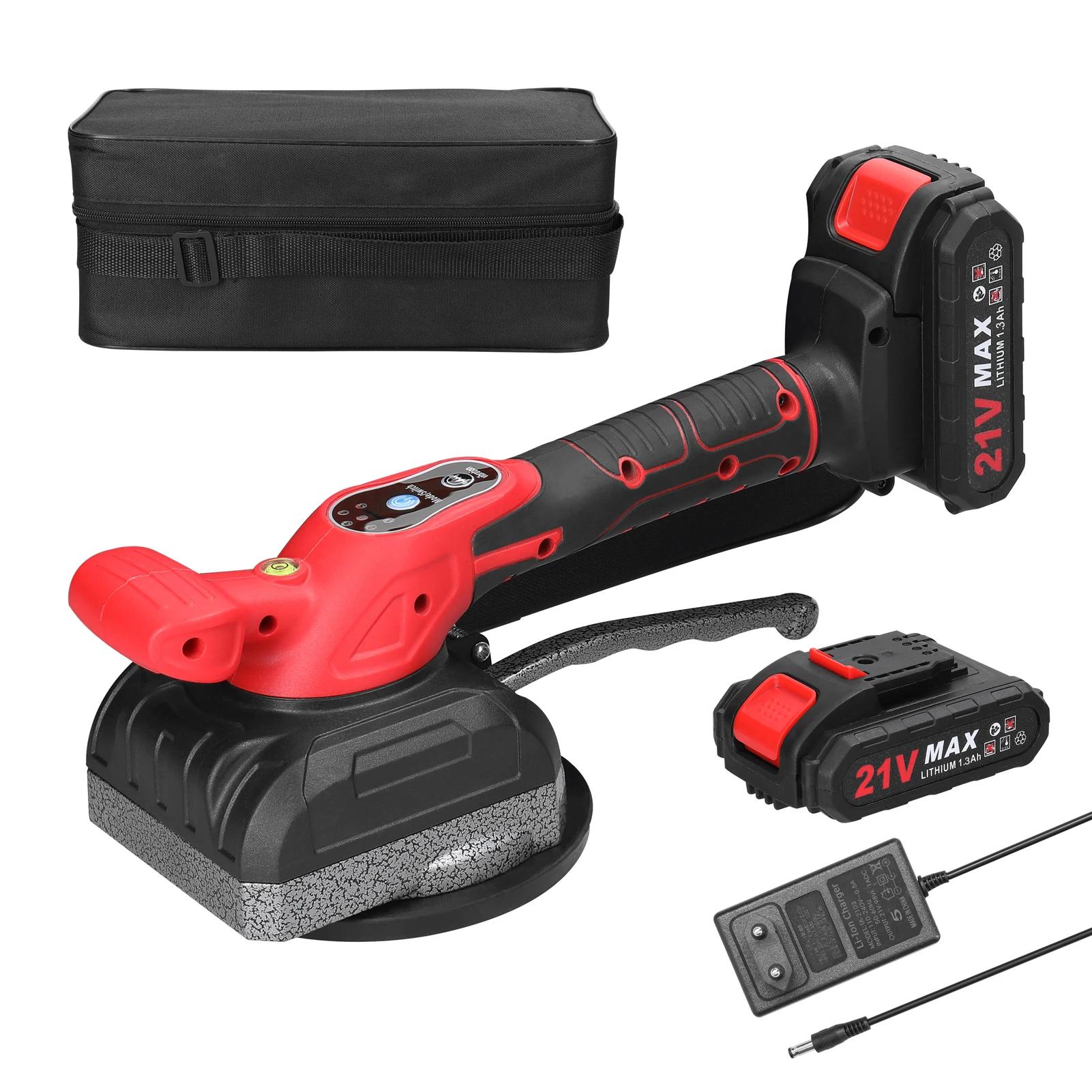 Máquina de ladrilho com ventosa ampliada, ferramenta de vibração, ferramentas utilitárias, alta capacidade de carga, parede e piso, 21V - Image 1