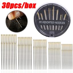 30/12 pçs vários tamanhos conjunto de agulhas de costura mão agulhas de costura linha de bordado agulhas de costura diy vestuário acessórios de costura - Image 1