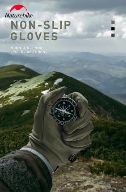 Naturehike-luvas à prova de deslizamento ao ar livre para homens e mulheres, luvas finas de dedos completos para caminhadas, ciclismo, montanhismo - Image 5