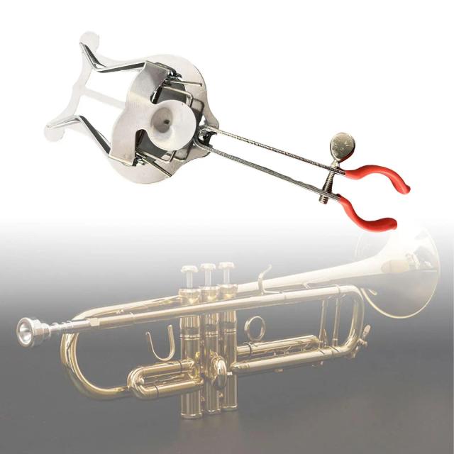 Braçadeira Universal para Partituras: Suporte Prático para Trompete, Corneta e Instrumentos de Corda