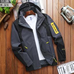 Casacos masculinos à prova de vento, casaco respirável casual, roupas de montanhismo e escalada para casais, caminhadas e montanhismo outono e inverno - Image 4